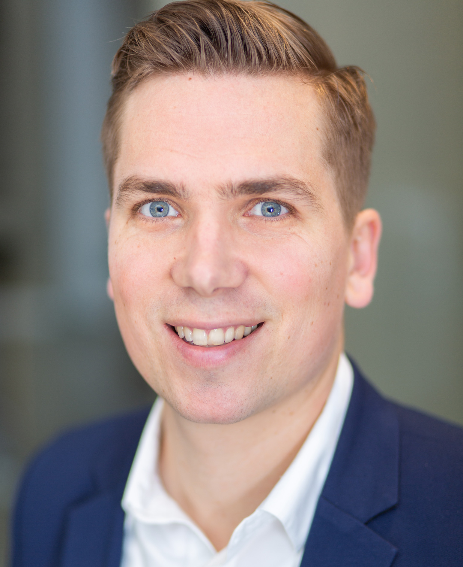 Male Corporate business headshot in a suit